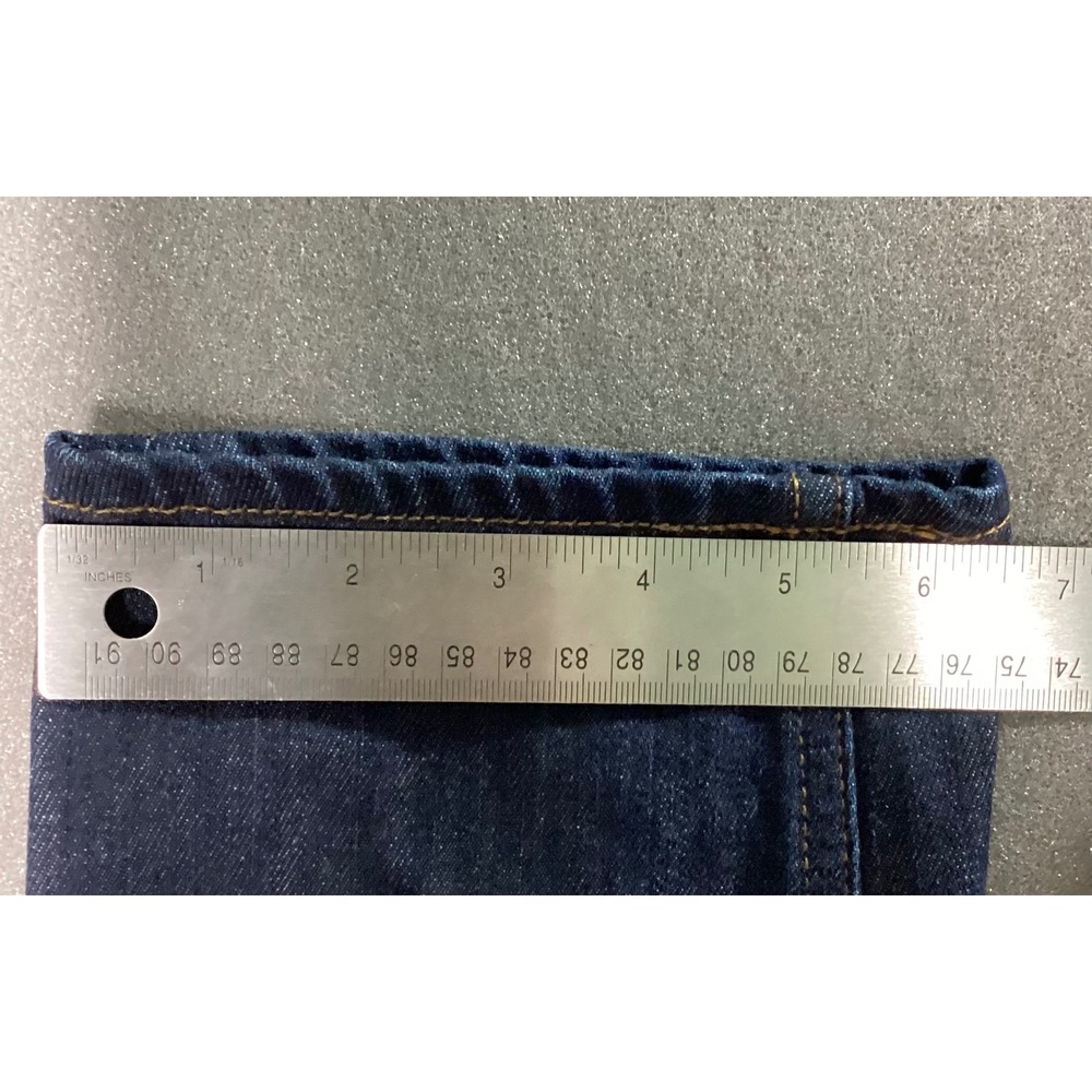 Lands End Women's Canvas Jeans Sz 29 Mid Rise(measures 32 x 26) Slim Leg - Picture 8 of 9